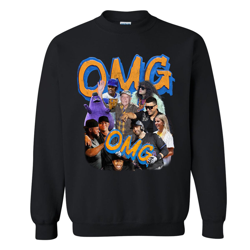 OMG NY Crewneck-Crewnecks-We Gotta Believe-Black-S-Barstool Sports