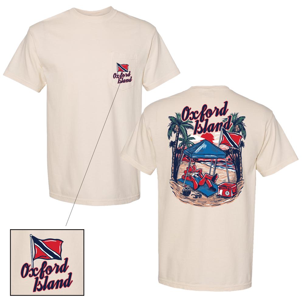 Oxford Island Pocket Tee-T-Shirts-Barstool U-Ivory-S-Barstool Sports
