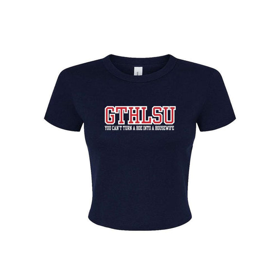 GTH Baby Tee-T-Shirts-Barstool U-Navy-XS-Barstool Sports