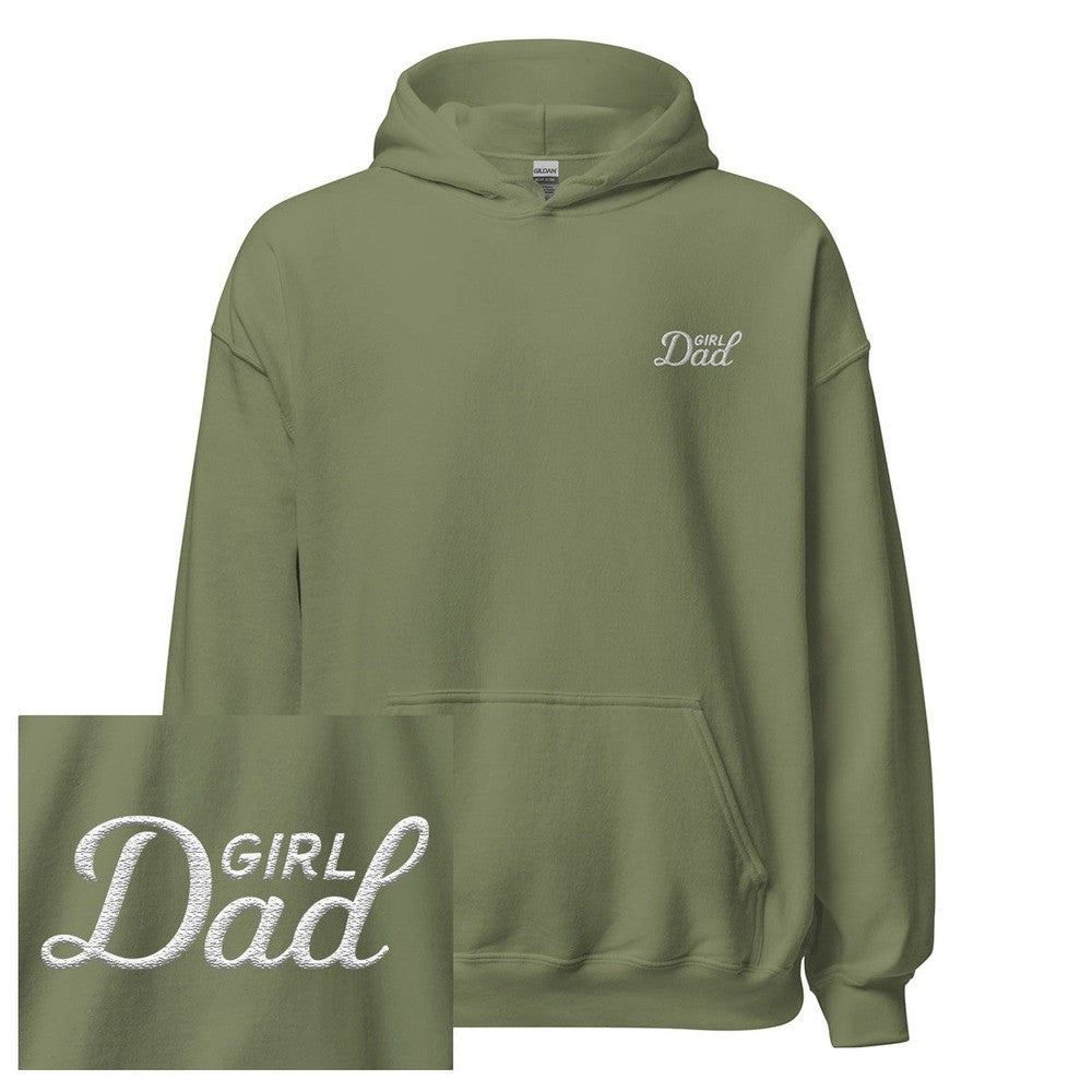 Girl Dad Embroidered Hoodie Bussin With The Boys Hoodies