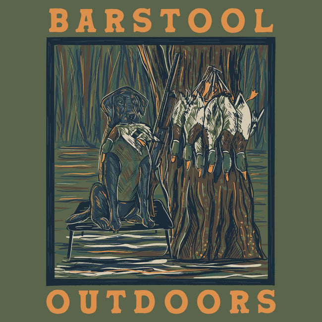 Barstool Outdoors Duck Hunt Lab Tee-T-Shirts-Barstool Outdoors-Barstool Sports