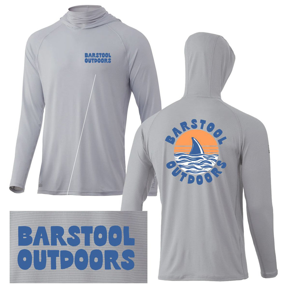 Huk x Barstool Outdoors Shark Fin Hoodie-Hoodies & Sweatshirts-Barstool Outdoors-Barstool Sports