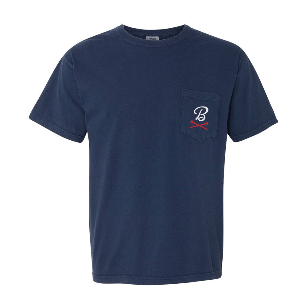 Barstool Golf II Pocket Tee-T-Shirts-Fore Play-Navy-S-Barstool Sports