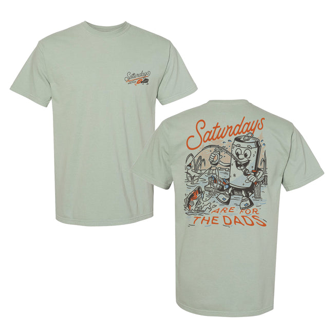 Saturdays Are For The Dads Fishing Tee-T-Shirts-SAFTB-Bay-S-Barstool Sports