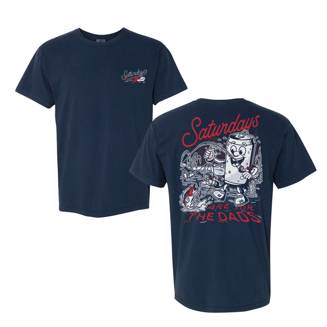 Saturdays Are For The Dads Fishing Tee-T-Shirts-SAFTB-Navy-S-Barstool Sports