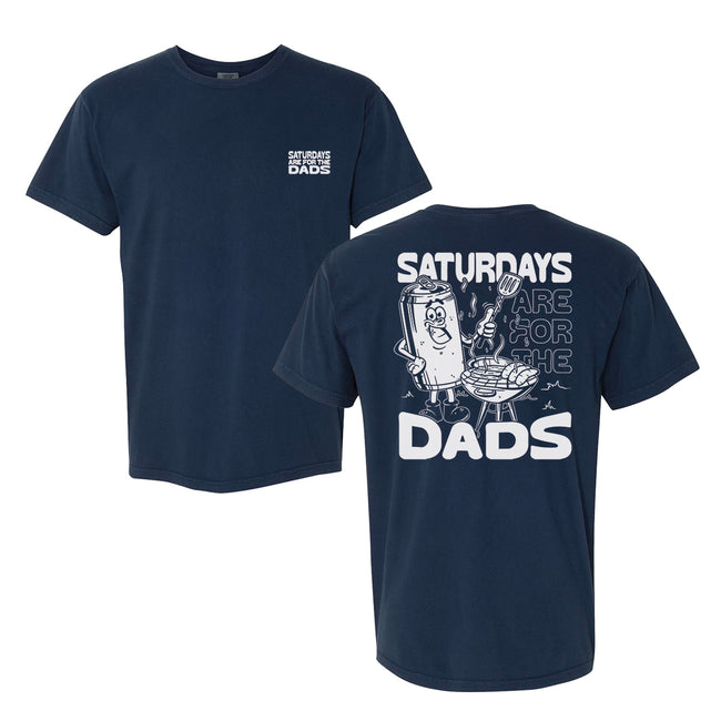 Saturdays Are For The Dads Grill Tee II-T-Shirts-SAFTB-Navy-S-Barstool Sports