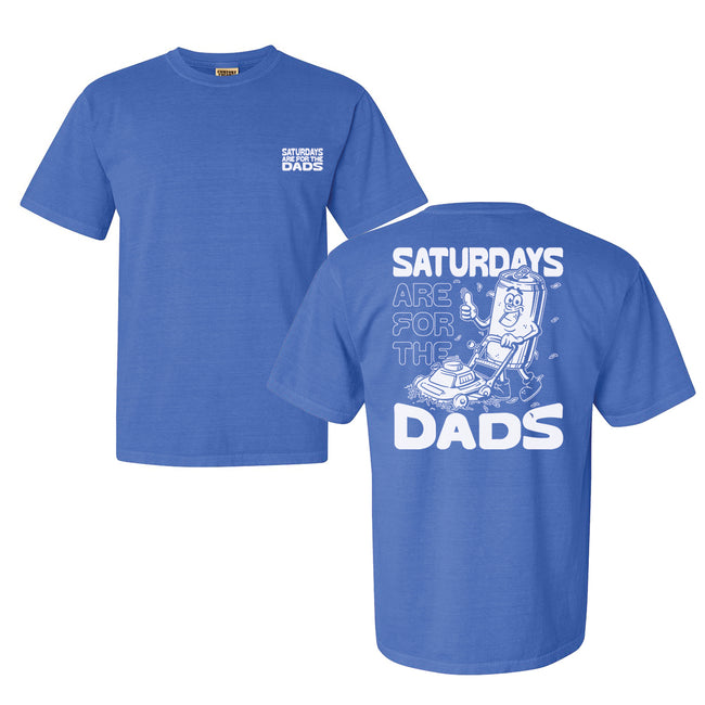 Saturdays Are For The Dads Mow Tee II-T-Shirts-SAFTB-Blue-S-Barstool Sports