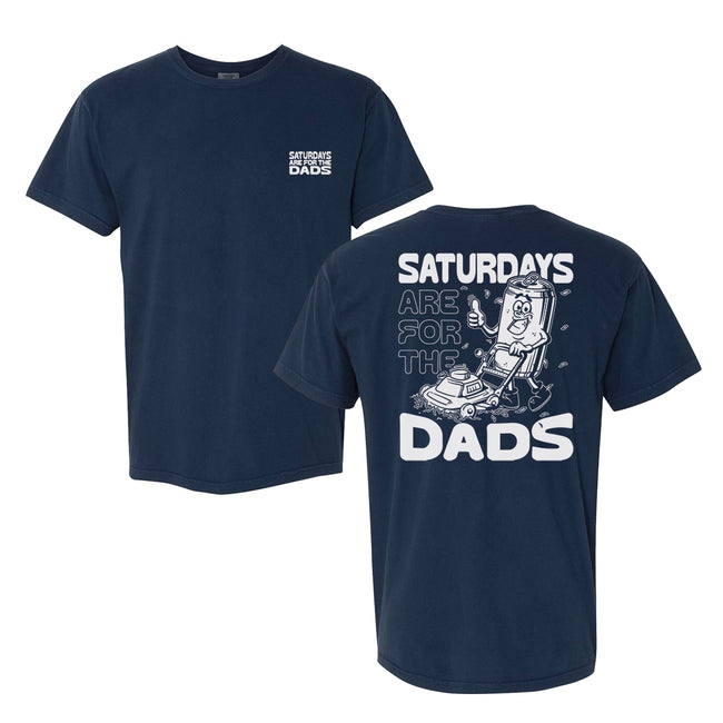 Saturdays Are For The Dads Mow Tee II-T-Shirts-SAFTB-Navy-S-Barstool Sports