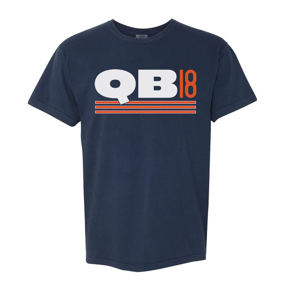 QB18 Tee-T-Shirts-Barstool Chicago-Barstool Sports