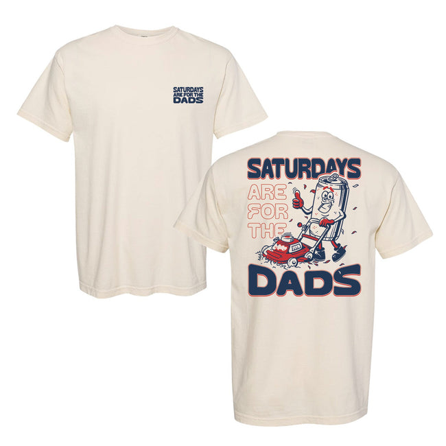 Saturdays Are For The Dads Mow Tee II-T-Shirts-SAFTB-Ivory-S-Barstool Sports