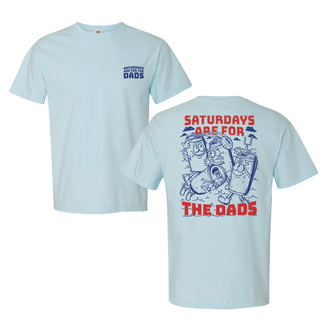 Saturdays Are For The Dads Football Tee-T-Shirts-SAFTB-Blue-S-Barstool Sports