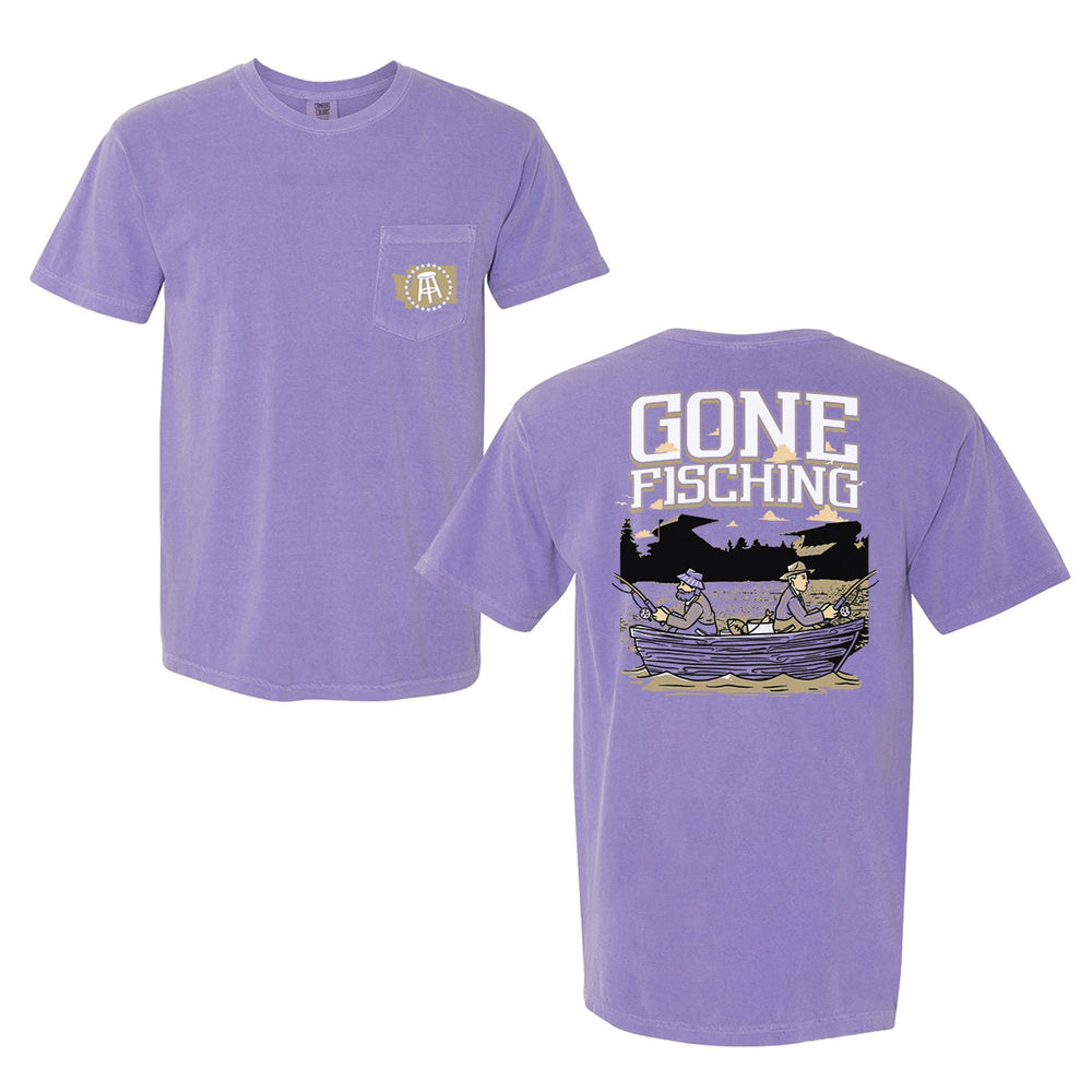 Gone Fisching Pocket Tee-T-Shirts-Barstool U-Purple-S-Barstool Sports