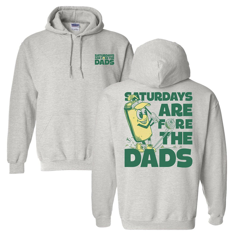 Saturdays Are Fore The Dads Golf Hoodie-Hoodies & Sweatshirts-SAFTB-Grey-S-Barstool Sports