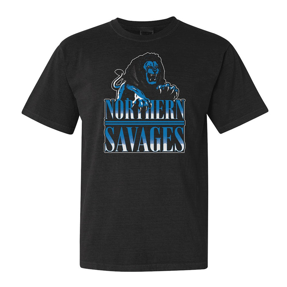 Northern Savages Tee-T-Shirts-Barstool Sports-Black-S-Barstool Sports