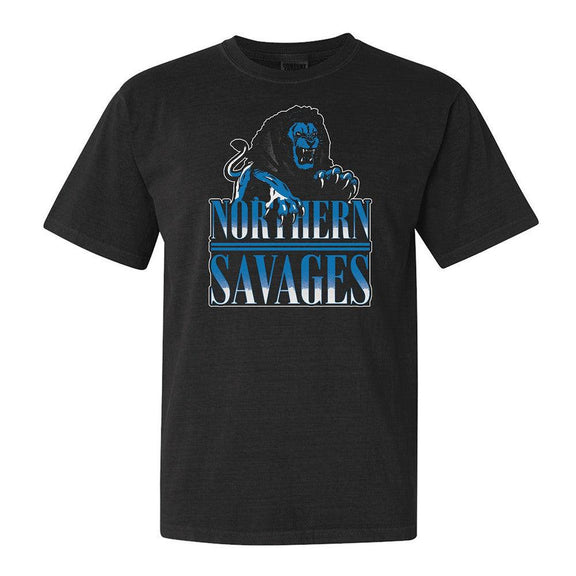 Northern Savages Tee-T-Shirts-Barstool Sports-Black-S-Barstool Sports