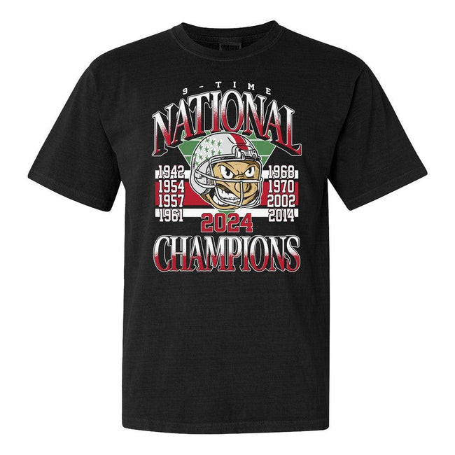 9 Time National Champions Tee-T-Shirts-Barstool U-Black-S-Barstool Sports