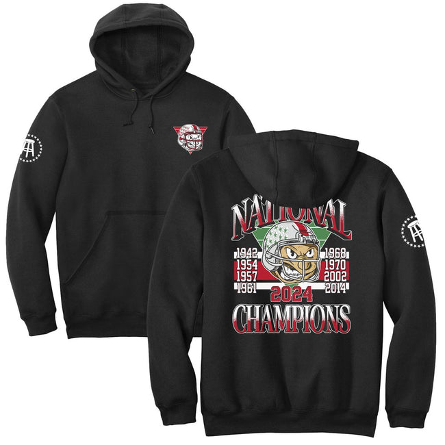 9 Time National Champions Premium Hoodie-Hoodies & Sweatshirts-Barstool U-Black-S-Barstool Sports