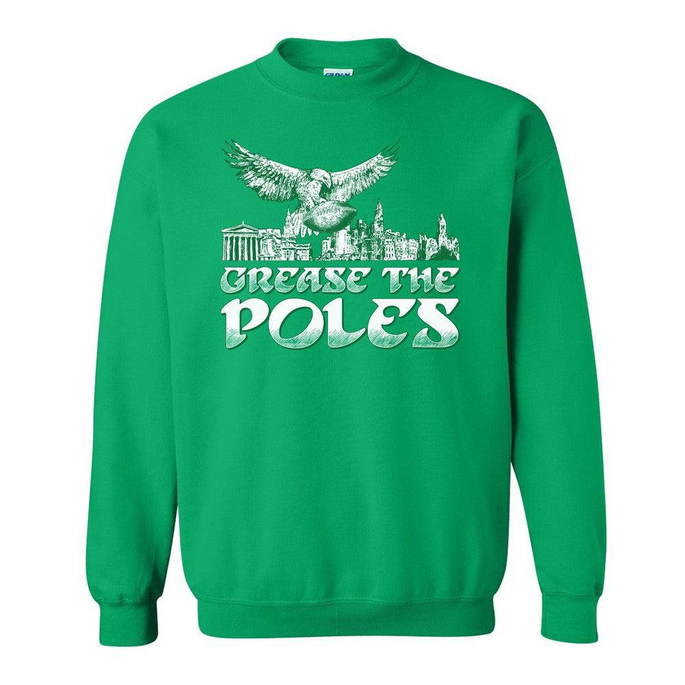 Grease The Poles III Crewneck-Crewnecks-Barstool Sports-Green-S-Barstool Sports