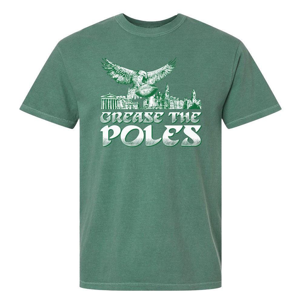 Grease The Poles III Tee-T-Shirts-Barstool Sports-Green-S-Barstool Sports