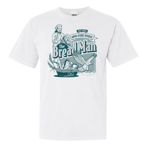The Bread Man Tee-T-Shirts-Barstool Sports-White-S-Barstool Sports