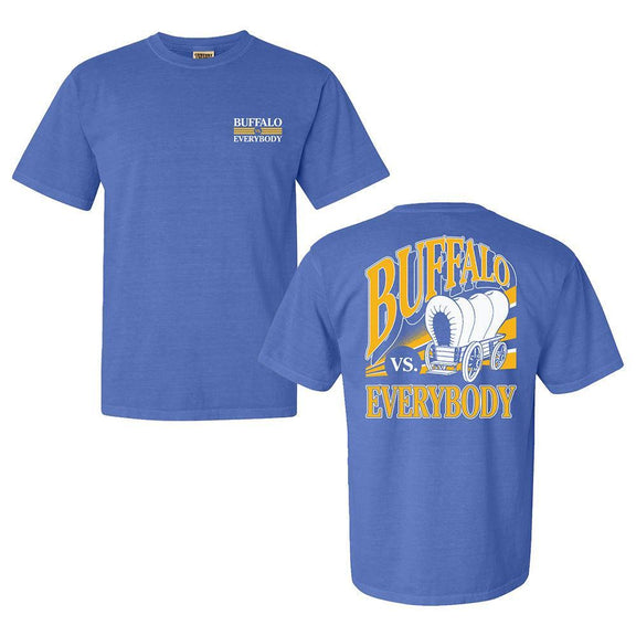 Buffalo vs. Everybody Tee-T-Shirts-Spittin Chiclets-Blue-S-Barstool Sports