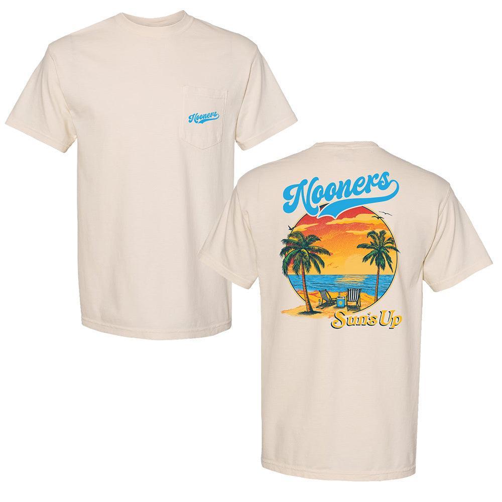 Nooners Sunset Pocket Tee-T-Shirts-Nooners-Ivory-S-Barstool Sports