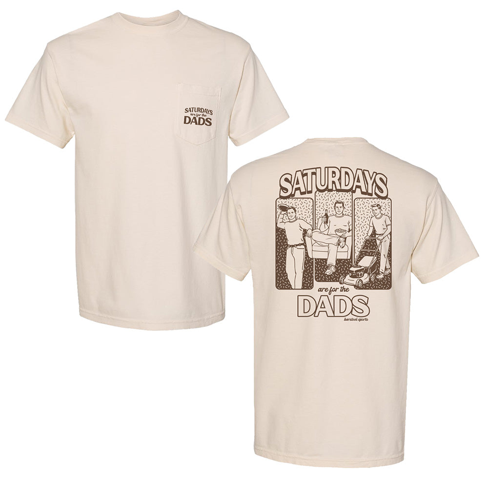 Saturdays Are For The Dads Weekend Pocket Tee