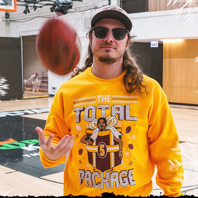 The Total Package Ugly Sweater-Ugly Sweaters-Pardon My Take-Barstool Sports