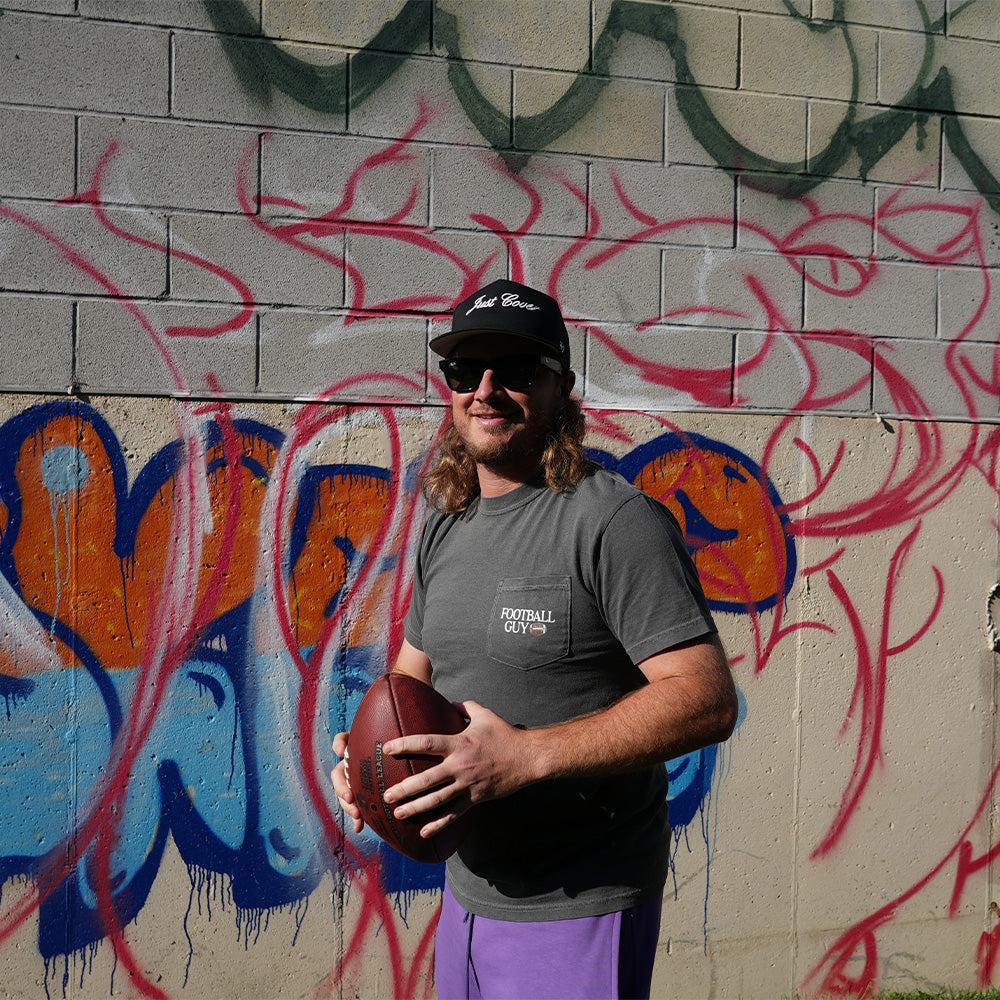 Just Cover Script '47 HITCH Snapback Hat-Hats-Pardon My Take-Barstool Sports