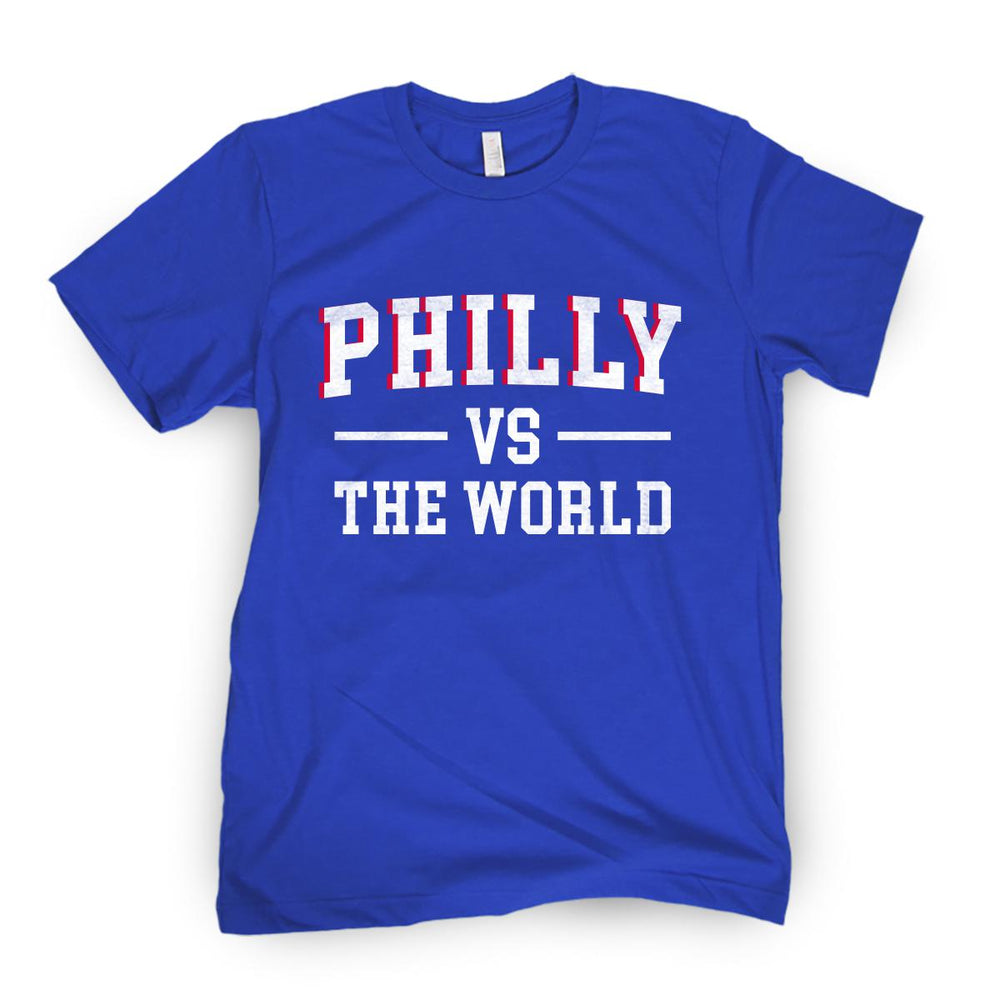 Philly VS The World Basketball Tee-T-Shirts-Barstool Sports-Blue-S-Barstool Sports