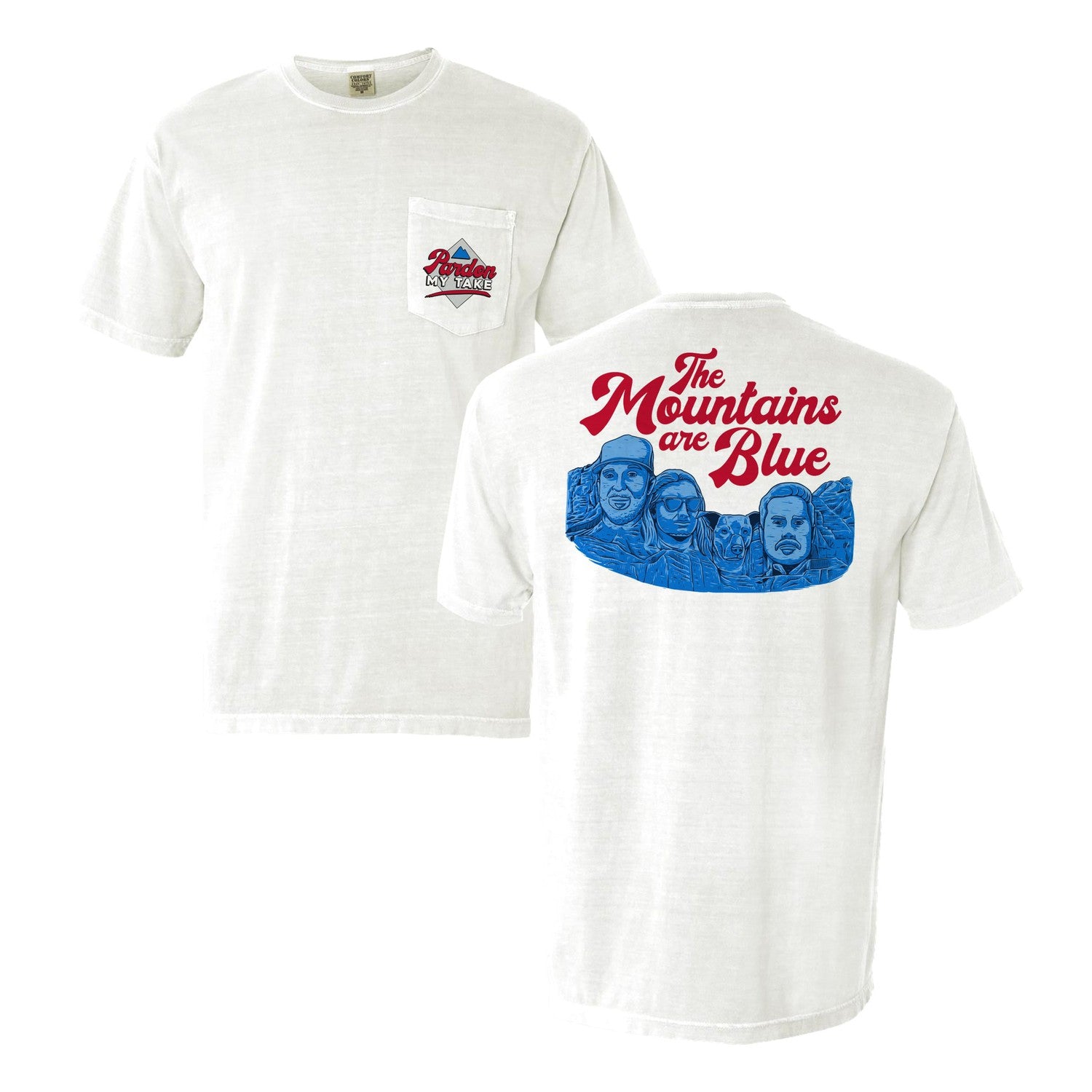 Shop USA Flag Mountain Dog Short-Sleeve Pocket Tee at vineyard vines