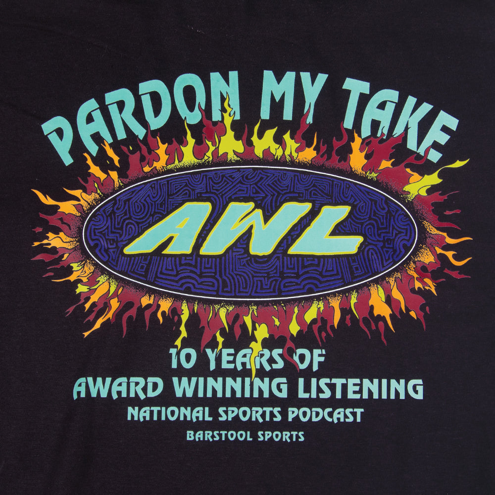 AWL National Sports Podcast Tee-T-Shirts-Pardon My Take-Barstool Sports