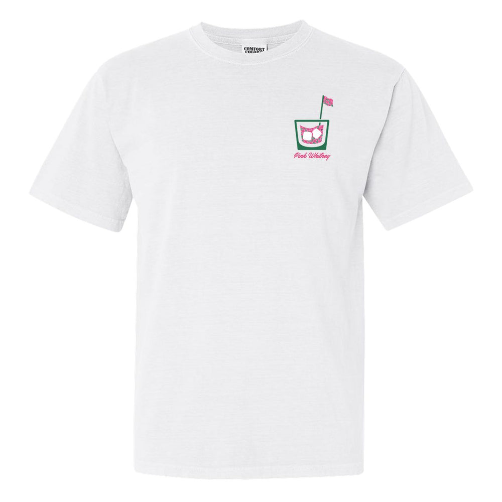 Pink Whitney Flowers Cocktail Tee-T-Shirts-Pink Whitney-White-S-Barstool Sports