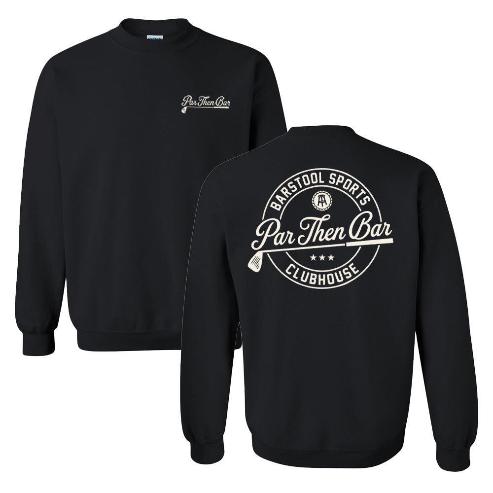 Par Then Bar Crewneck-Crewnecks-Barstool Sports-Black-S-Barstool Sports