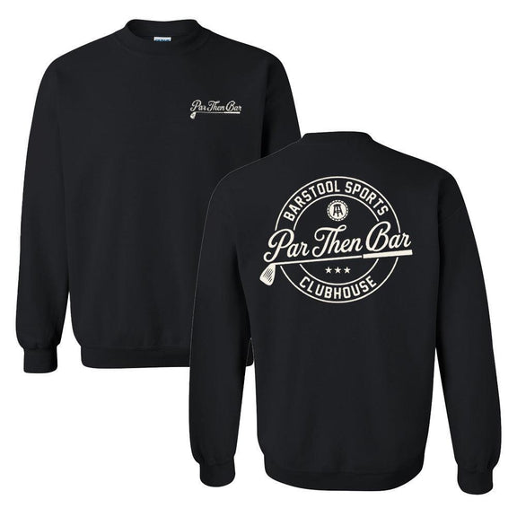 Par Then Bar Crewneck-Crewnecks-Barstool Sports-Black-S-Barstool Sports