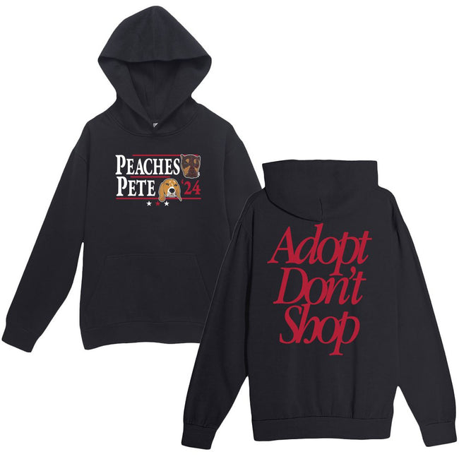 Peaches Pete '24 Hoodie-Hoodies & Sweatshirts-Barstool Sports-Black-S-Barstool Sports