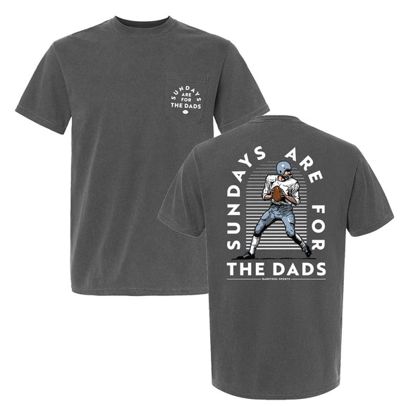 Sundays Are For The Dads Pocket Tee-T-Shirts-SAFTB-Charcoal-S-Barstool Sports