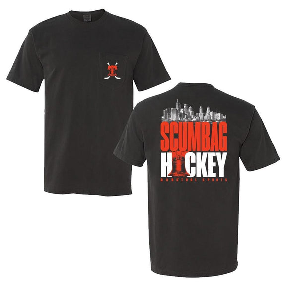 Scumbag Hockey Pocket Tee-T-Shirts-Barstool Sports-Black-S-Barstool Sports