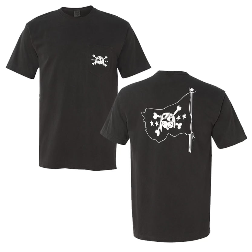 Pirate Dog Pocket Tee-T-Shirts-Barstool Sports-Barstool Sports