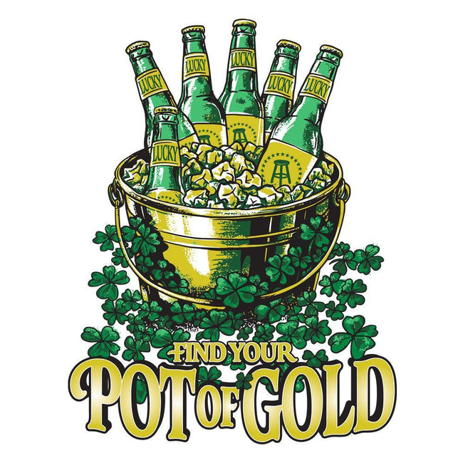 Find Your Pot O' Gold Pocket Tee-T-Shirts-Barstool Sports-Barstool Sports
