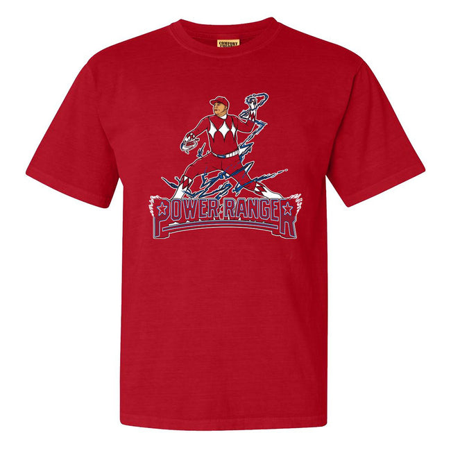 PHI Power Ranger Tee-T-Shirts-Barstool Sports-Red-S-Barstool Sports