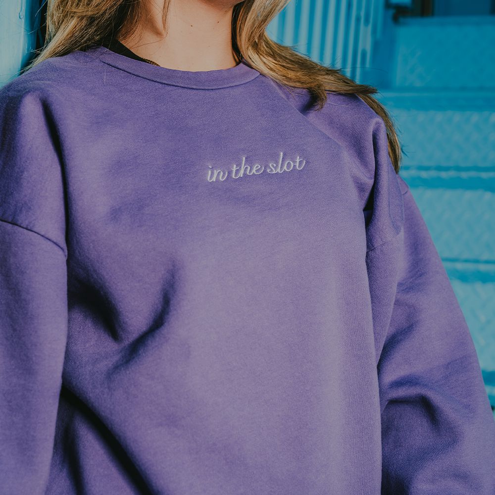 In The Slot Embroidered Crewneck-Crewnecks-M00bie-Barstool Sports