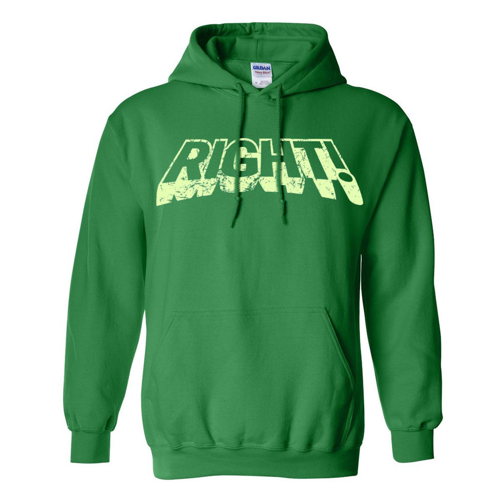 Right Hoodie-Hoodies & Sweatshirts-Million Dollaz Worth of Game-Green-S-Barstool Sports