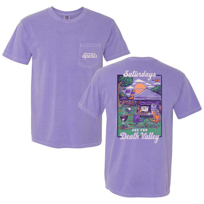 Saturdays Are For DV Tee-T-Shirts-Barstool U-Purple-S-Barstool Sports