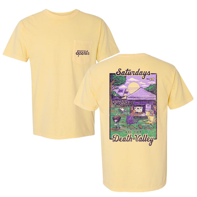 Saturdays Are For DV Tee II-T-Shirts-Barstool U-Yellow-S-Barstool Sports