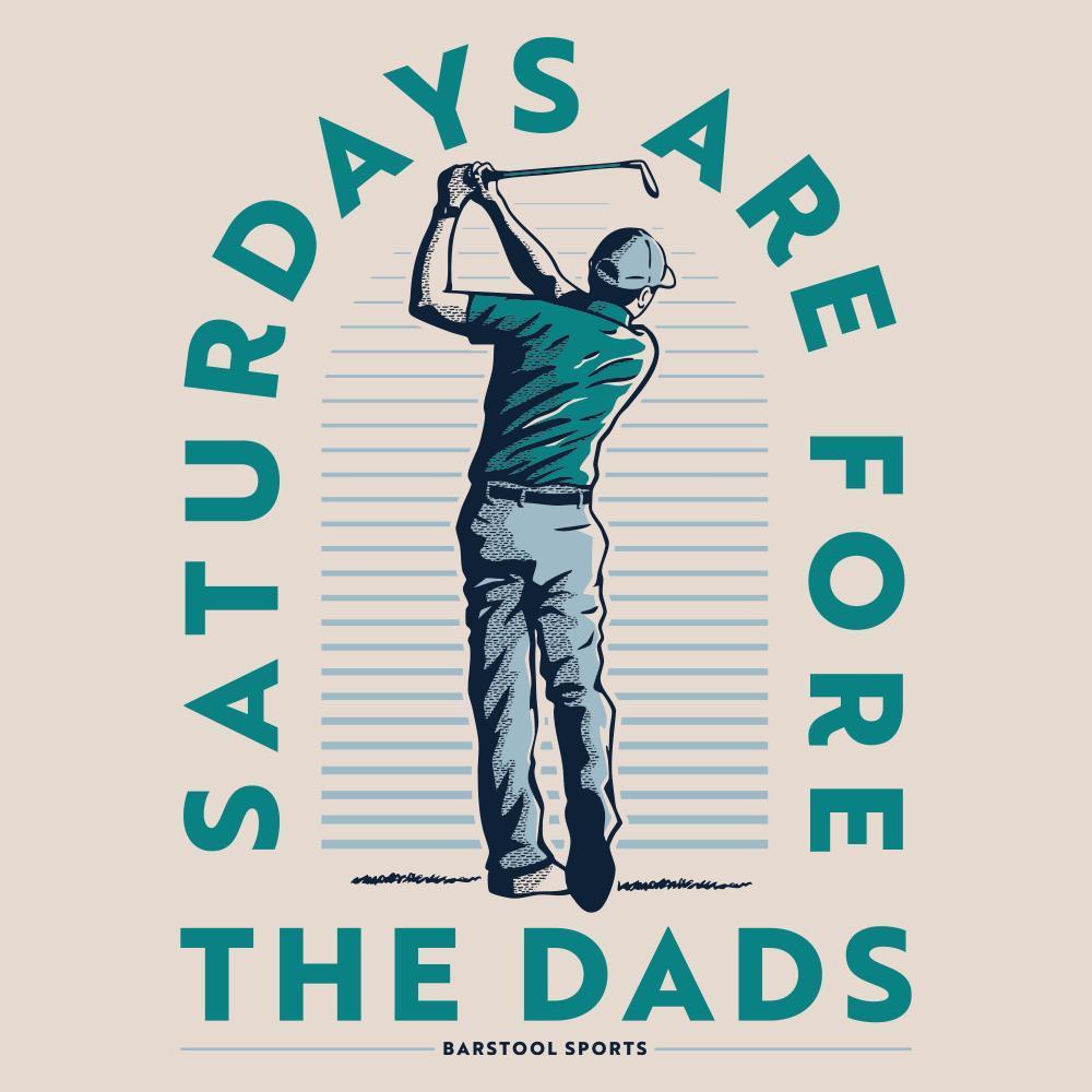 Saturdays Are Fore The Dads Golfer Pocket Tee-T-Shirts-SAFTB-Barstool Sports
