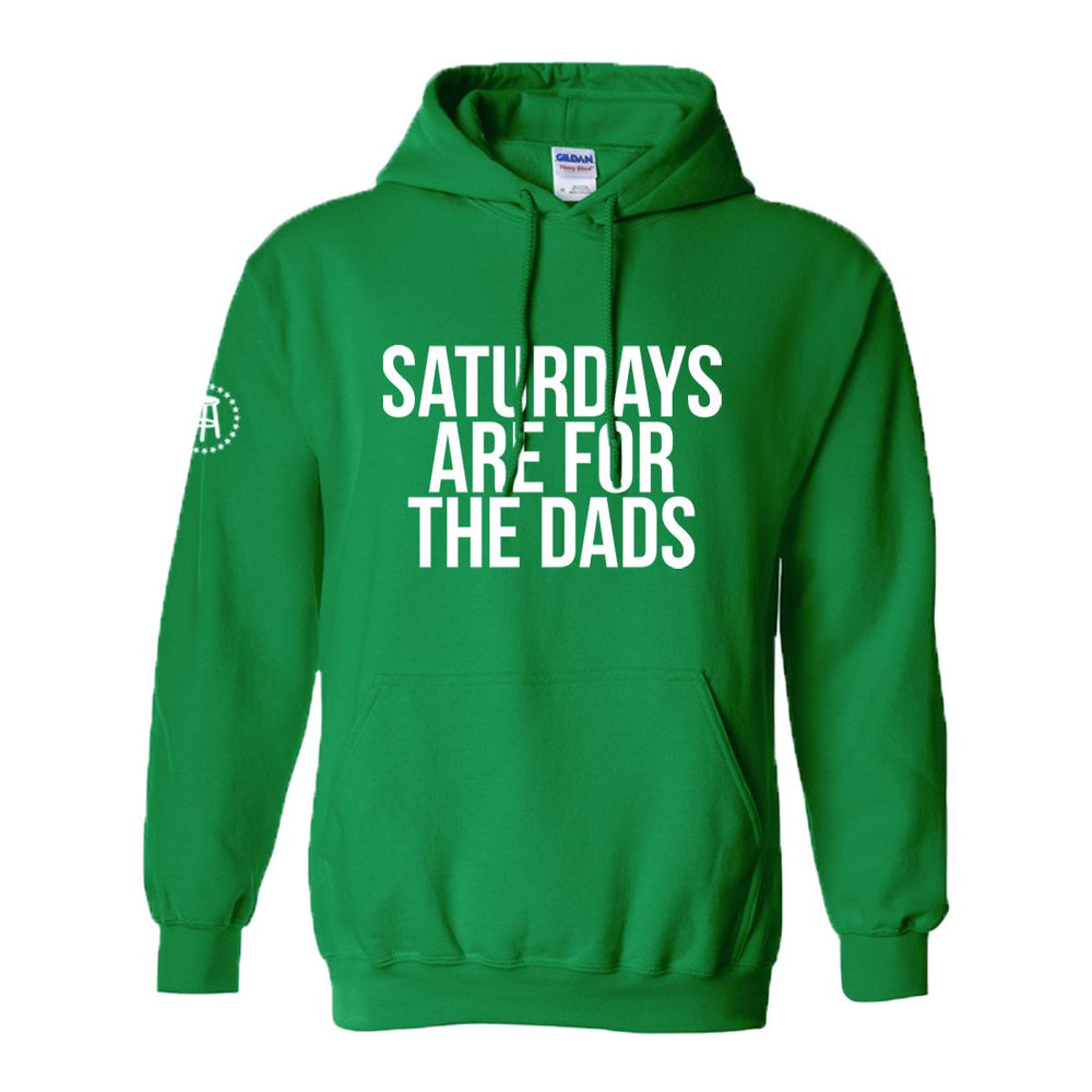 Saturdays Are For The Dads Hoodie-Hoodies & Sweatshirts-SAFTB-Green-S-Barstool Sports
