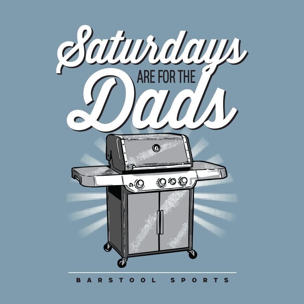 Saturdays Are For The Dads Grill Graphic Pocket Tee-T-Shirts-SAFTB-Barstool Sports