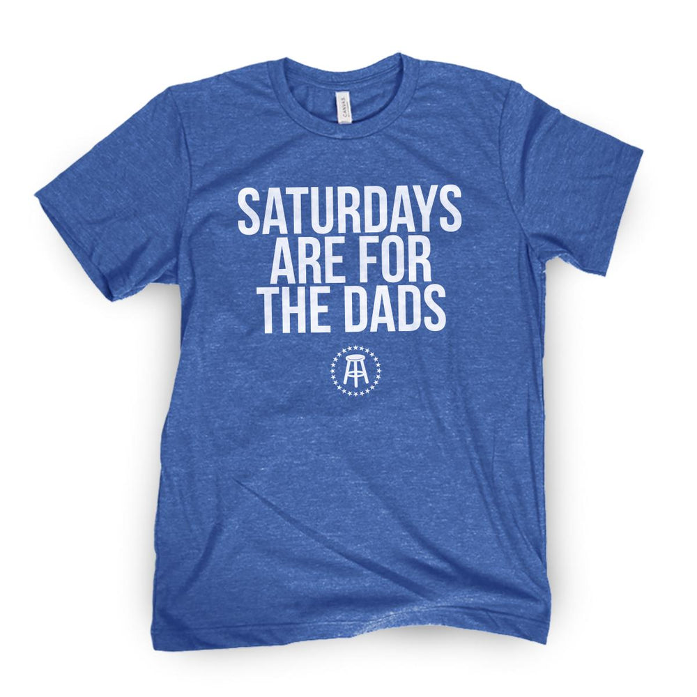 Saturdays Are For The Dads II Tee-T-Shirts-SAFTB-Blue-S-Barstool Sports