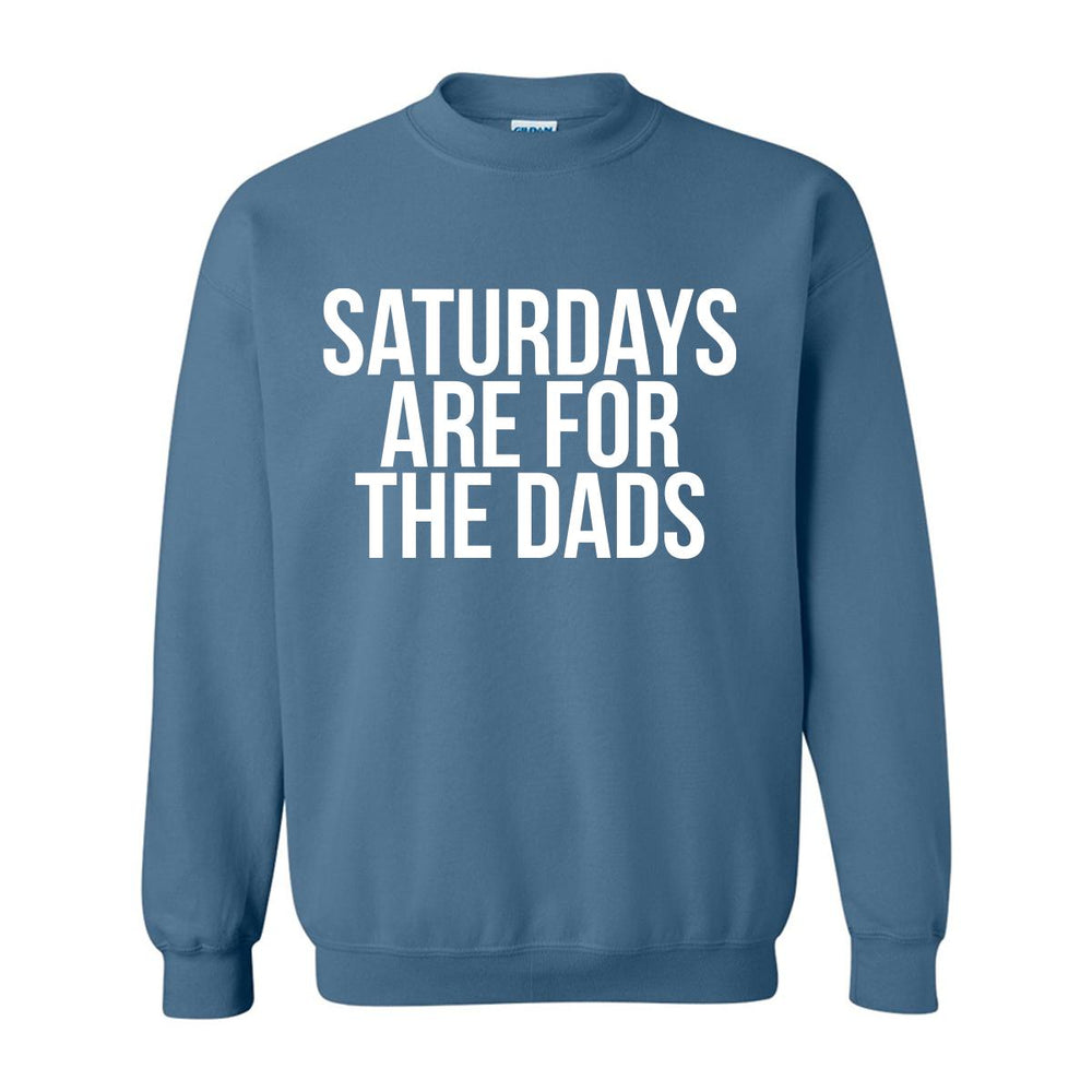 Saturdays Are For The Dads Crewneck-Crewnecks-SAFTB-Blue-S-Barstool Sports